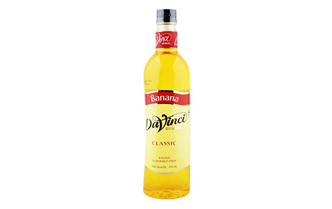 Davinci Classic Banana Flavoured Syrup    Bottle  750 millilitre